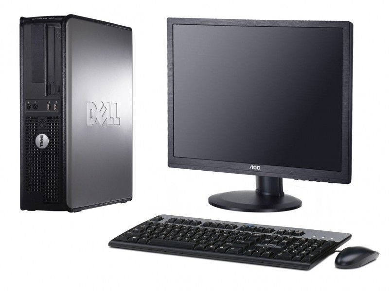 Zestaw komputerowy Dell 780 DT z monitorem 19" AOC - Foto1