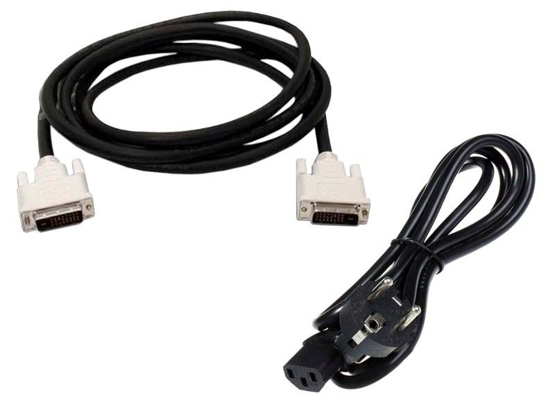 Zestaw kabli do monitora DVI-D + zasilający - Foto1