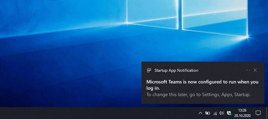Windows 10 - nowa funkcja powiadamiania o automatycznie uruchamianych programach